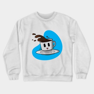 Adorable Coffee Cup Crewneck Sweatshirt